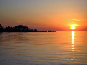 Sunset at Somerset Long Bay - great for cocktails