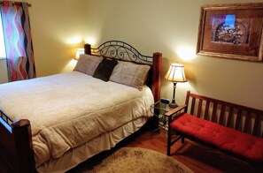 Extra large bedroom with King bed and plenty of closet and storage space!