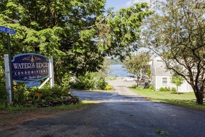 Wave Crest Road onto the property with views of Linekin Bay