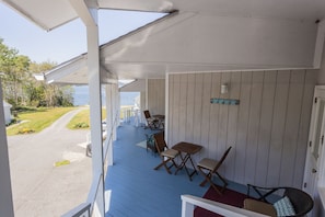 Deck with seating for four!