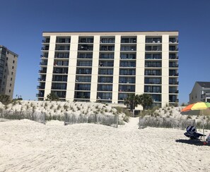 O-Water Pointe I - View of the resort from the beach.