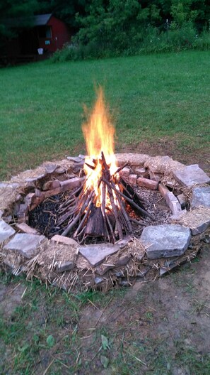 Our community campfire circle