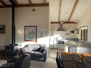 Open plan kitchen leading into the dinning area and lounge with plenty of room.