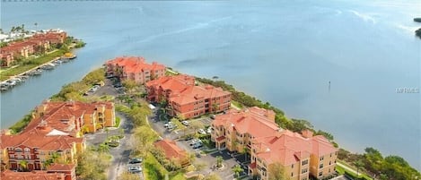 Arial View of Grand Venezia Resort on Tampa Bay, Clearwater 