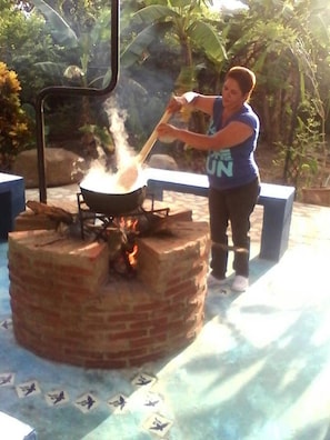 Preparing Sancocho (Dominican Stew)