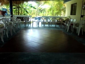 Patio off of the second kitchen  "Emily's Kitchen,"