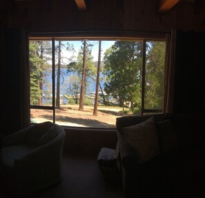 Same Wonderful Lake View from the Living Room.