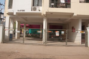 The Covered car parking area. 