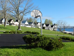 Basketball court.
