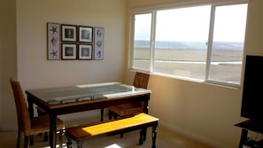 Dining Room with Estuary, Mountains & Pacific Ocean View