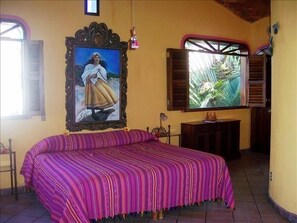 Terraza suite with a king-sized bed or two twins with private entry to the beach