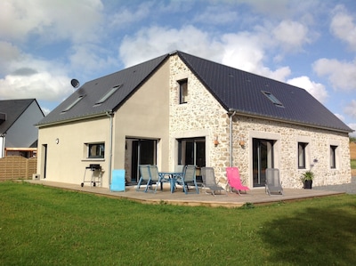 La Bergerie - Ferienhaus am Meer, modern, für 10 - 12 Gäste WLAN, großer Garten