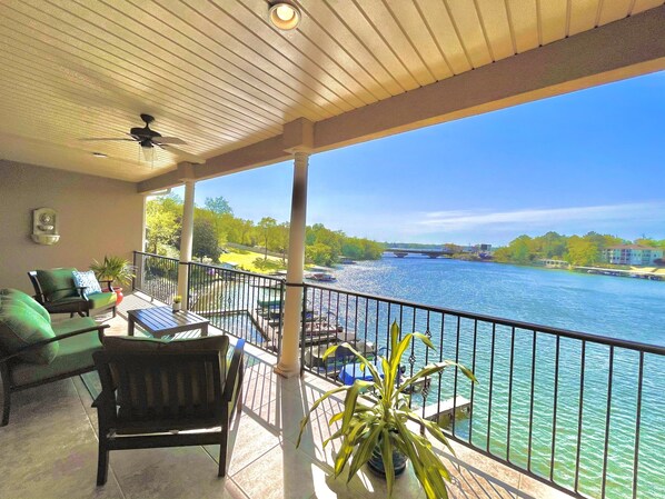 Soak in the beautiful sunsets from your oversized private balcony 