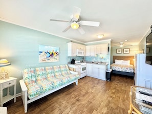 300 sqft studio unit.