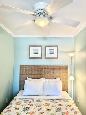 Queen size bed.