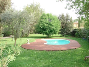 Grand jardin arboré
