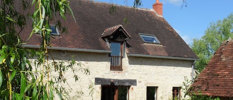Front of the gite from the courtyard