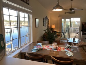 Enjoys view of ICW while in the kitchen 