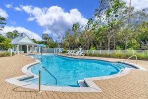 Soak up the Sun next to the Zero Entry Community Pool steps away!