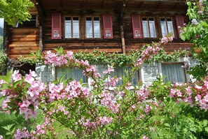 The house was built in 1934 in a traditional way, that is with much wood.