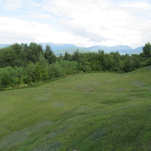 View of shared common area, for recreation, and Northern Presidential Mountains