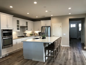 Kitchen open floor plan to dining/ Living Room