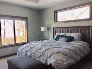 Master suite with King size mattress