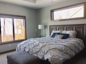 Master suite with King size mattress