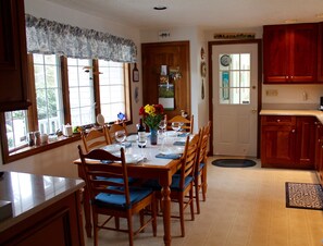 View from the dining room