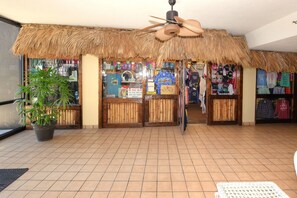 Shopping right inside the beach resort!