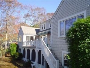 Lake side view of the house