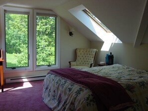 Looks out onto the slope - second bedroom on upper floor