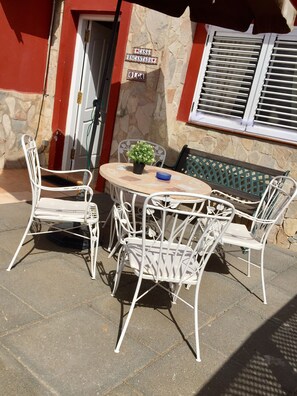 Terrasse im Eingangsbereich 