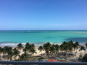 Vista para a praia ou o mar