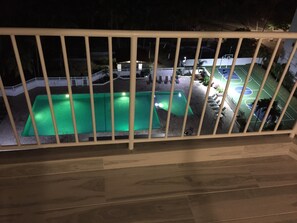 Balcony night view 