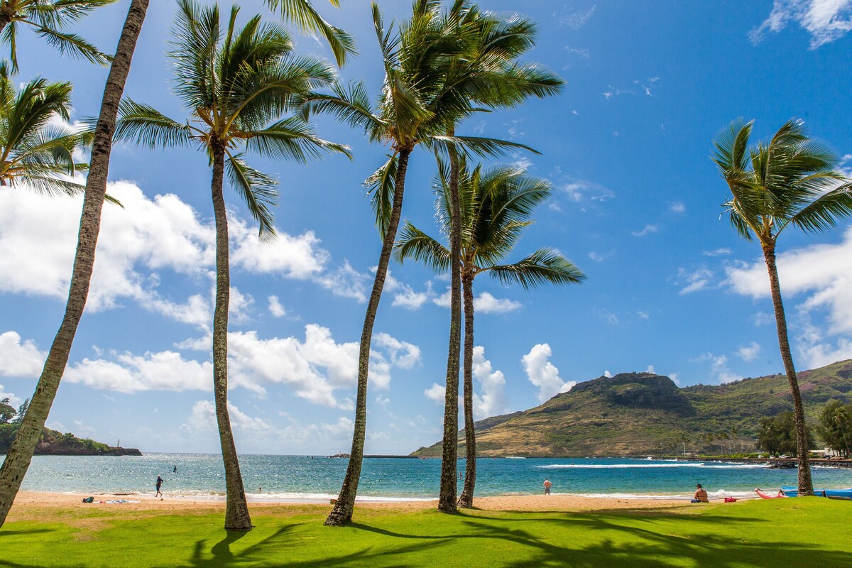 1 Mile from Kalapaki Beach, A/C 1 bedroom home