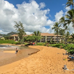 Beach Right Out Front, Lae Nani Buildings in the Distance