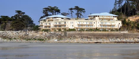 Résidence vue de la plage