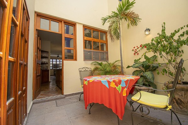 Outdoor Courtyard off Master Bedroom