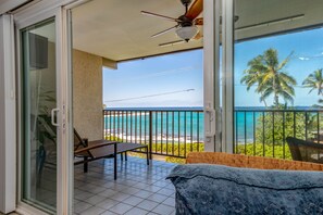 Blue water views from the great room.
