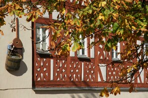 Außenfassade unseres Hofes