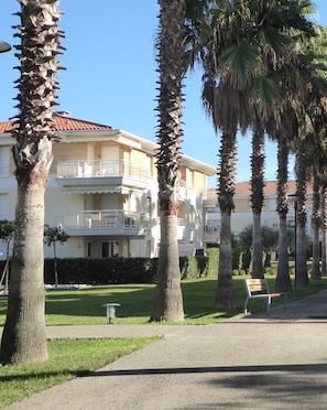 Le jardin de la résidence