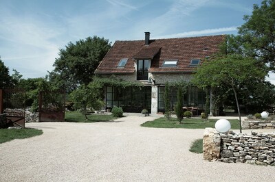 Casa de estilo contemporáneo y 1 kilometro regional desde el Golfo de Padirac