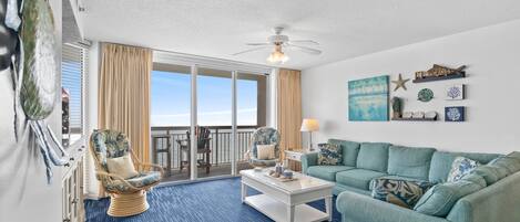 Oceanfront Living Room