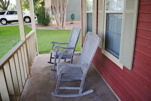 Relax on the front porch.