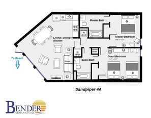 Sandpiper 4A Floor Plan