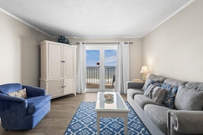 Surf Side Shores 1506 Living area with Gulf views