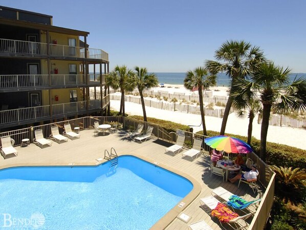 Sandpiper 15B View from Common Deck Balcony.