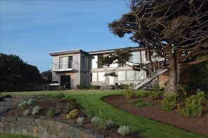 View of the house from the oceanfront side