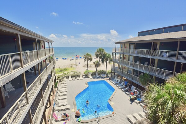 Sandpiper View of Pool and Gulf